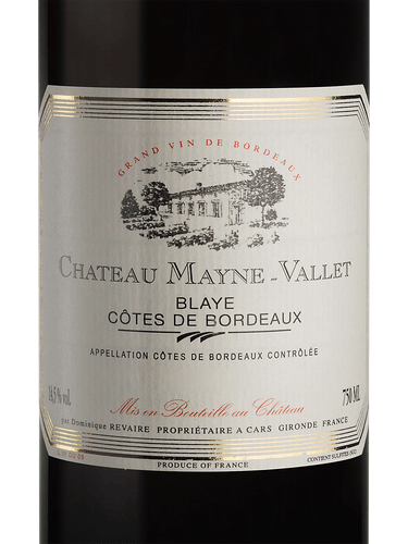 Chateau Mayne-Vallet Bordeaux Rouge 2017 6-pack
