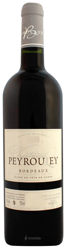 Chateau Peyrouley Bordeaux 750ml 6-pack